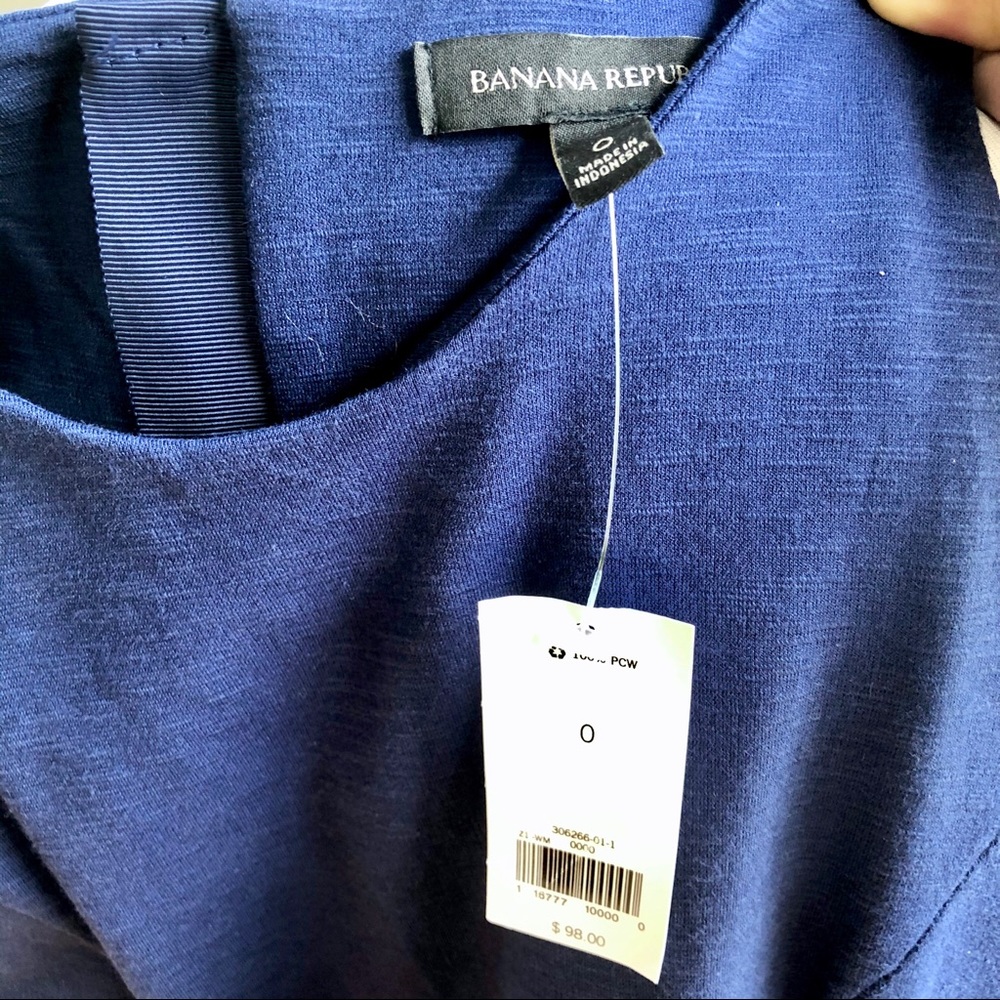 NWT Banana Republic Sheath Dress w/Flounce Skirt, 0 - Picture 13 of 14
